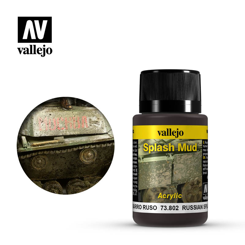 Vallejo Weathering Effects - Russian Splash Mud - 40ml - 73802