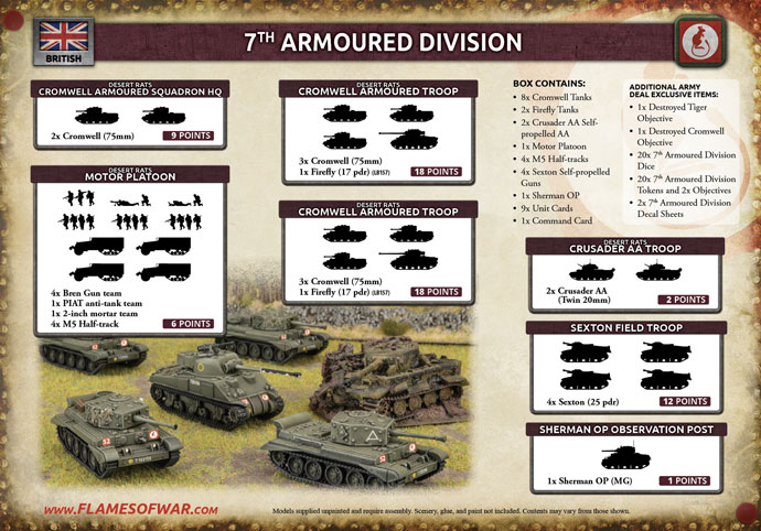 WW2 - 7th Armoured Division Army Deal  - BRAB16