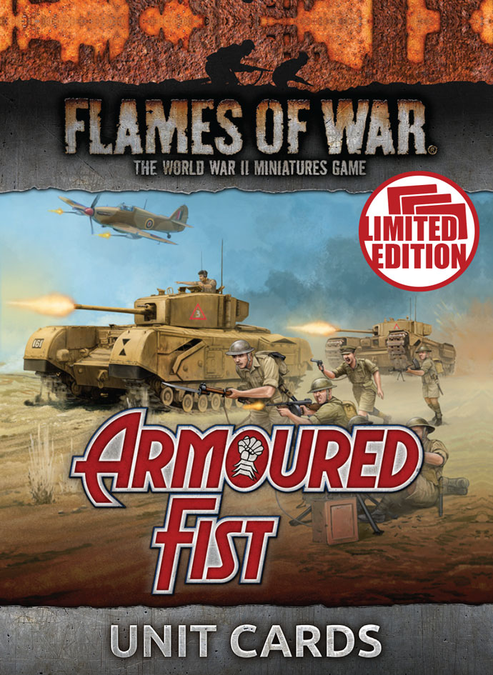 WW2 - Armoured Fist Unit Cards (MW x39 cards) - FW245U