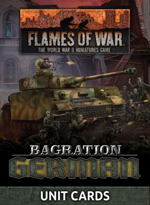 WW2 - Bagration: German Unit Cards - FW267U