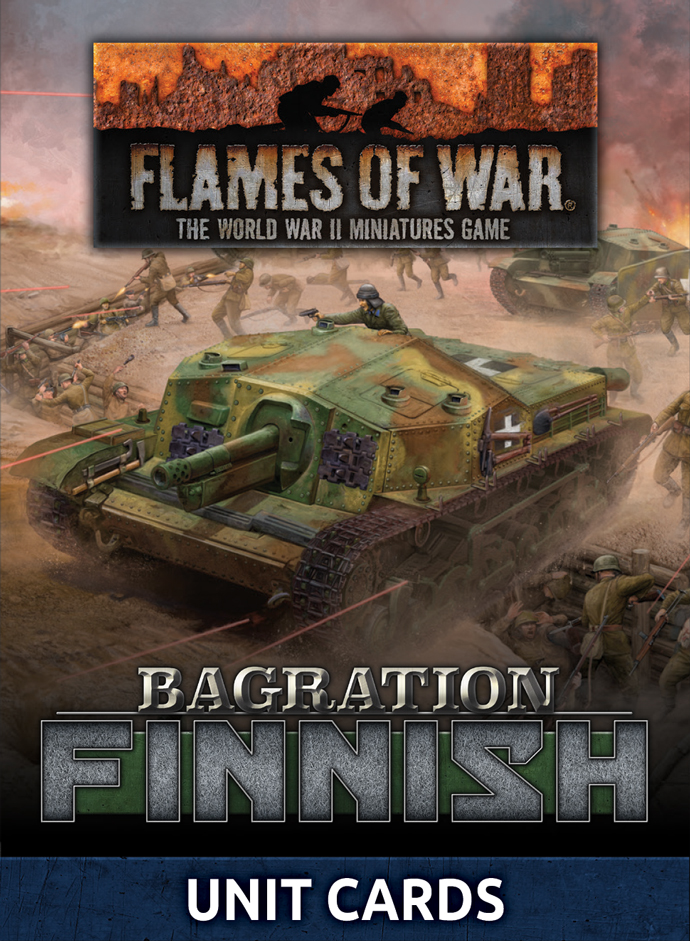 WW2 - Bagration: Finnish Unit Cards - FW269FU