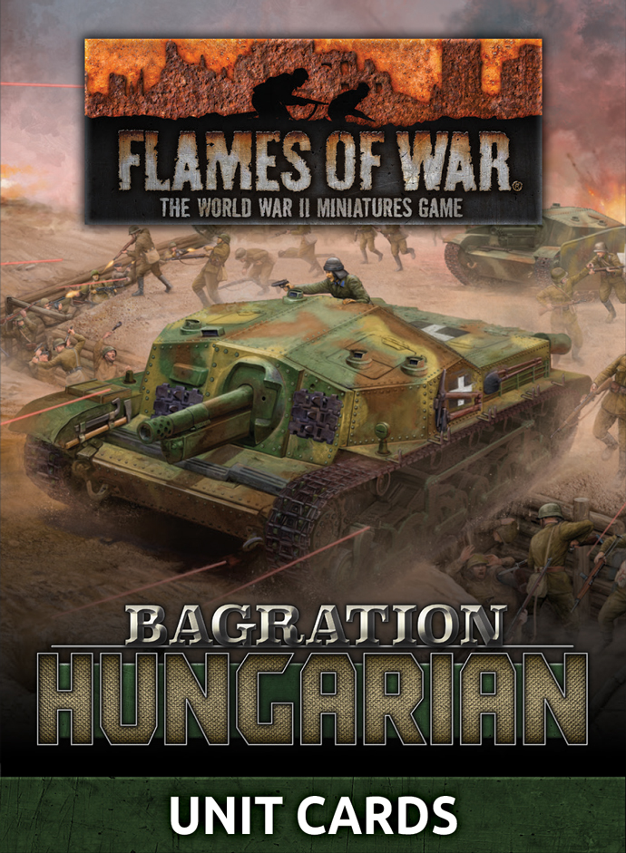WW2 - Bagration: Hungarian Unit Cards - FW269HU