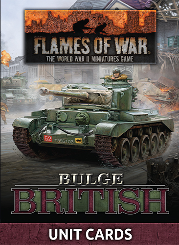 WW2 - Bulge: British Unit Card Pack (66 cards) - FW272U