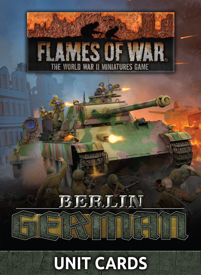 WW2 - Berlin: German Unit Card Pack (104 cards) - FW273U