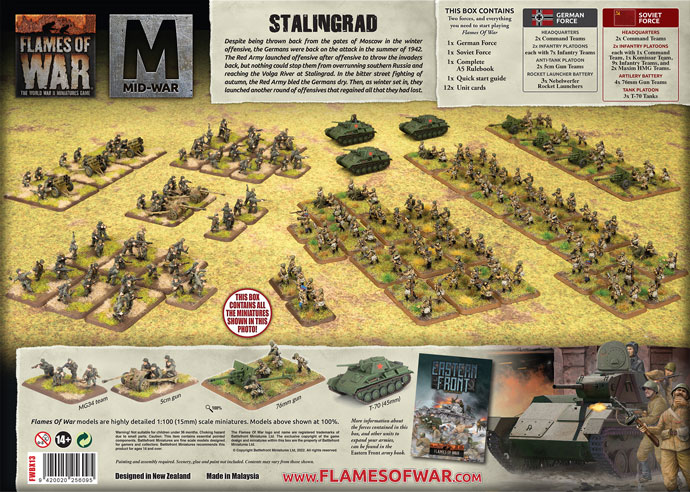 WW2 - Eastern Front Starter Set - Stalingrad USSR v Germany (FWBX13)