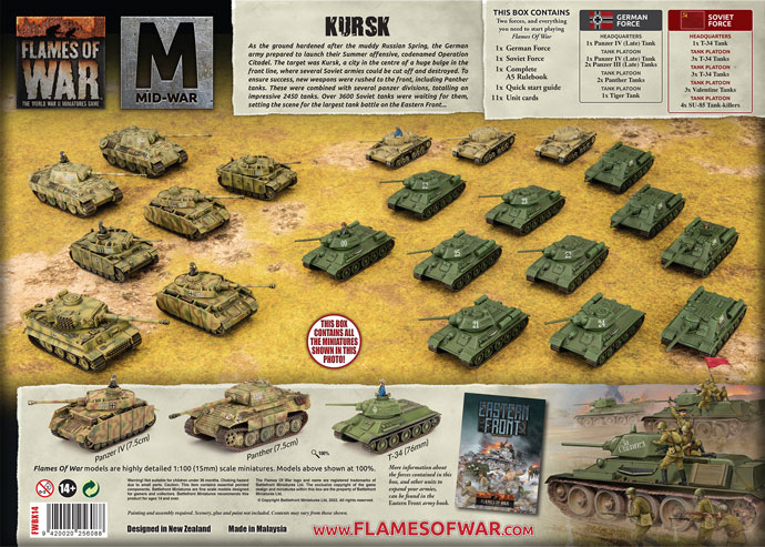 WW2 - Eastern Front Starter Set - Kursk USSR v Germany (FWBX14)