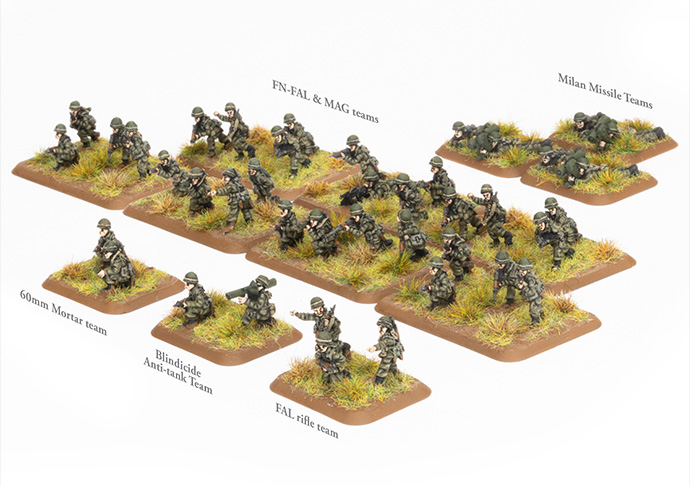 WW3 - Belgian Infantry Platoon (x41 figures) - TBE702