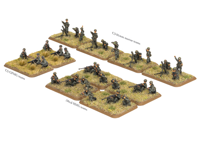 WW3 - Canadian Airborne Weapons Group (×24 figures) - TCA714