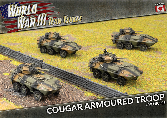 WW3 - Cougar Armoured Troop (x4) - TCBX03