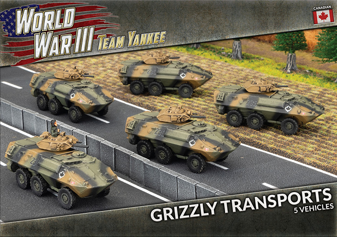 WW3 - Canadian Grizzly Transport Platoon (x5) - TCBX04