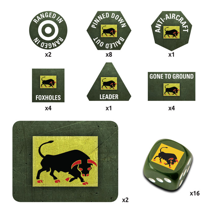 WW2 - British 11th Armoured Gaming Tin - TD048