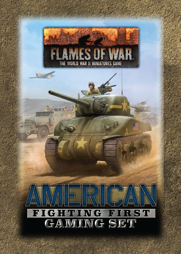 WW2 - Fighting First Gaming Set (x20 Tokens, x2 Objectives, x16 Dice) - TD053