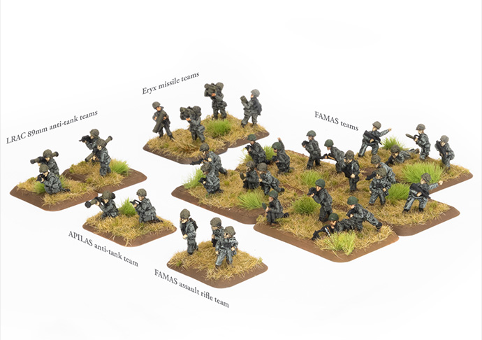 WW3 - French Infantry Platoon (x33 Figs) - TFR712