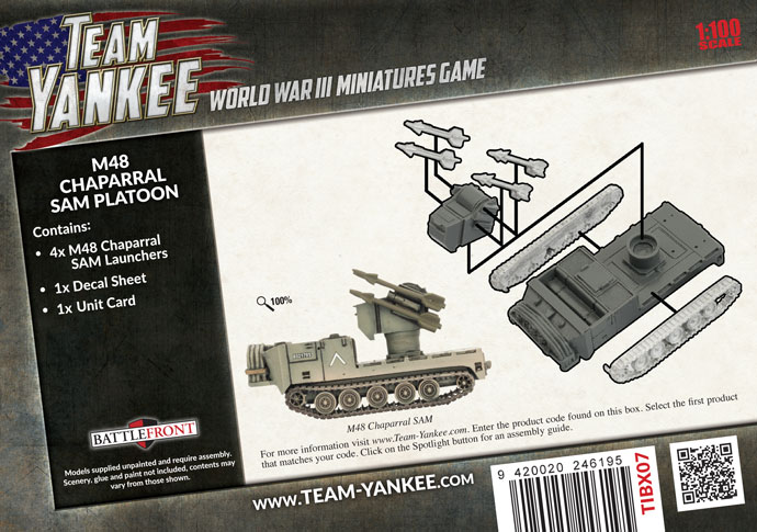 WW3 - M48 Chaparral SAM Platoon (x4) - TIBX07