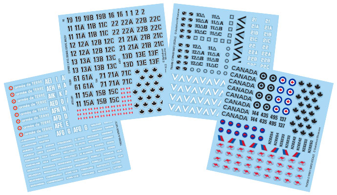 WW3 - Nato Forces Decals (x4) - TNA951