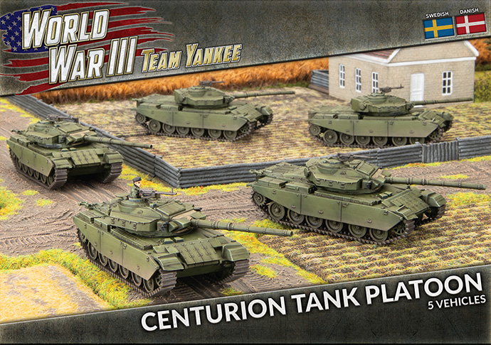 WW3 - Centurion Tank Platoon (x5 Plastic) - TSWBX02