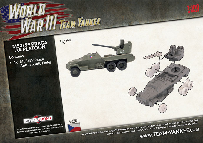 WW3 - M53/59 Praga AA Platoon - TWBX04