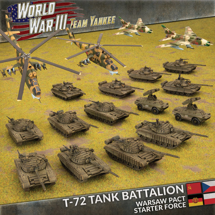 WW3 - Warsaw Pact Starter Force - T-72M Tank Battalion - TWPAB01