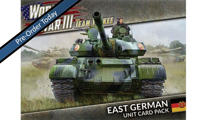 WW3 - East German Unit Cards (34 Cards) - WW3-06E